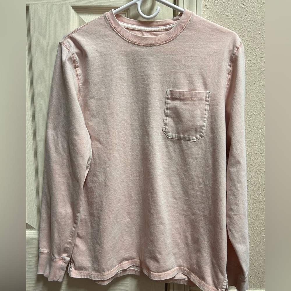 New, long sleeve Goodfellow & Co. shirt, medium in size, light pink in color.
